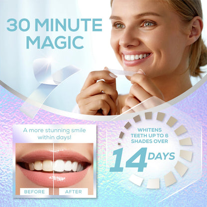Venus Visage Teeth Whitening Strips – 14 Pairs, Mint Flavor, No Sensitivity