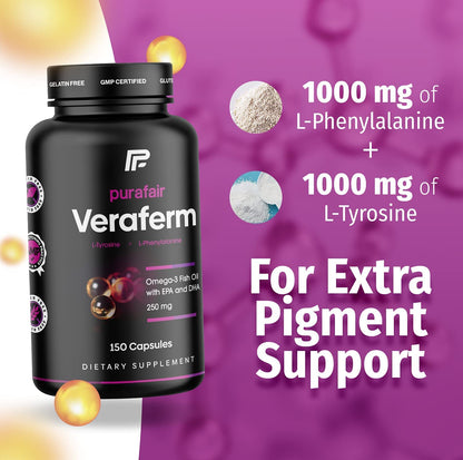 Veraferm Vitiligo Treatment – Improve Pigmentation & Reduce White Spots