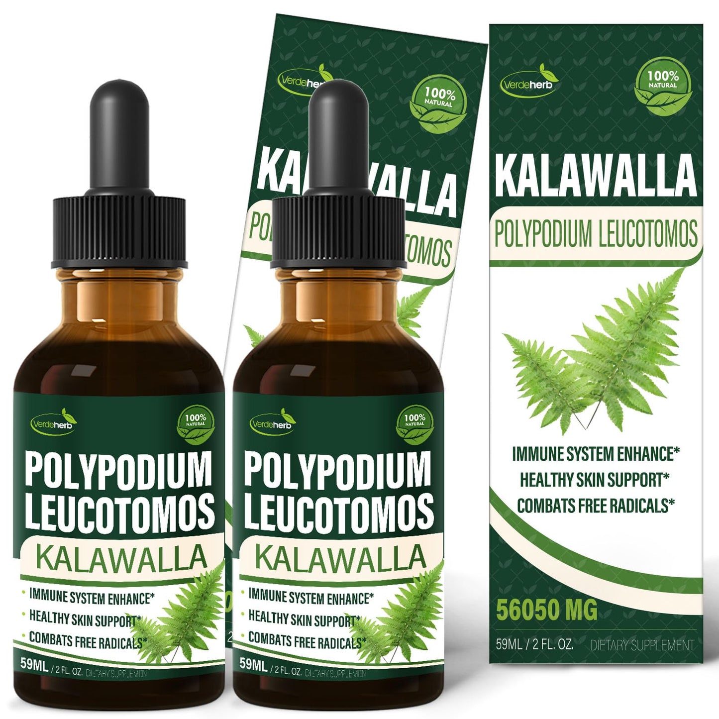 Verdeherb Kalawalla Drops – Immune Support & Skin Health, 4oz
