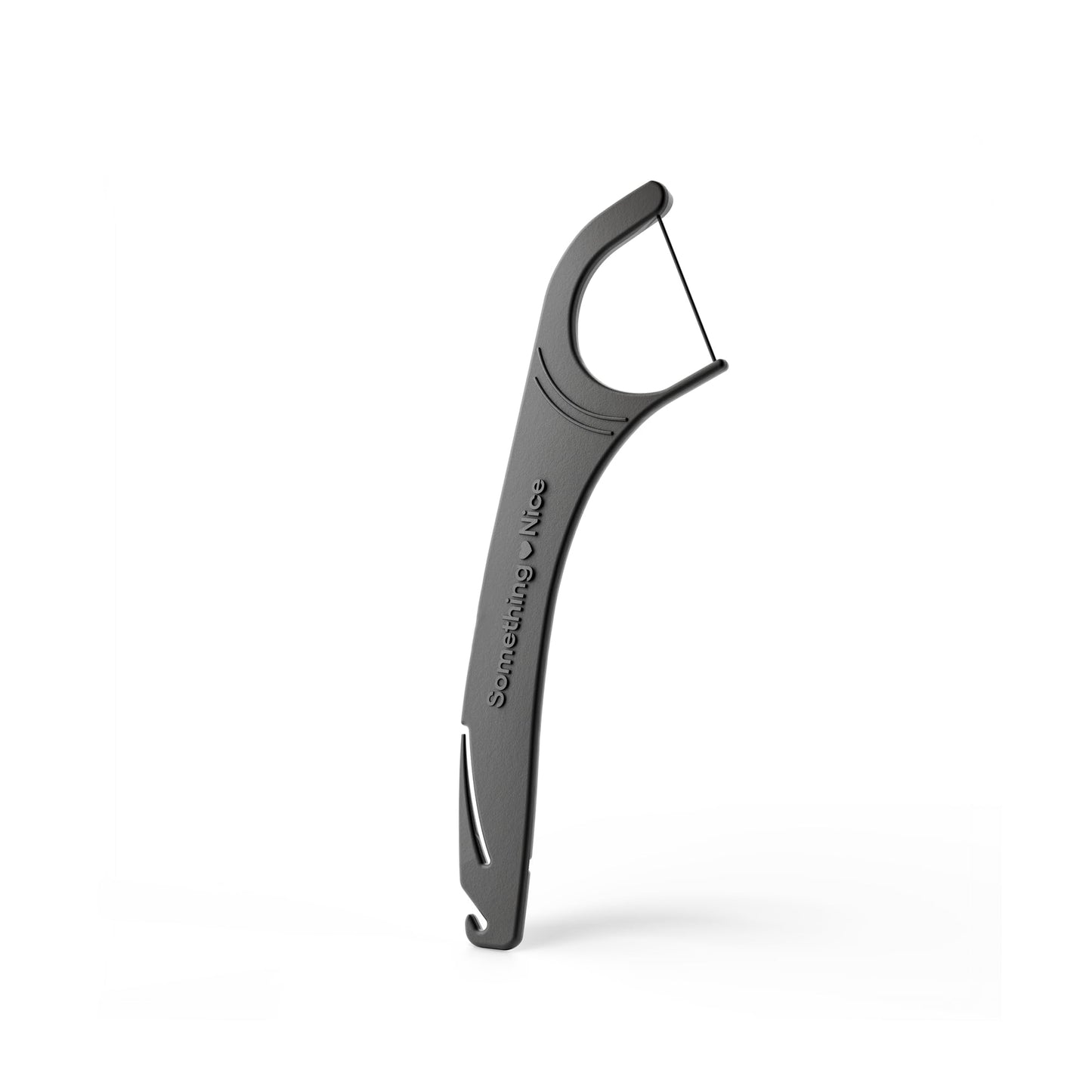 SOMETHING NICE Versa Braces Floss Picks – Mint Flavor, Xylitol, Rubber Band Hook (90-Pack)