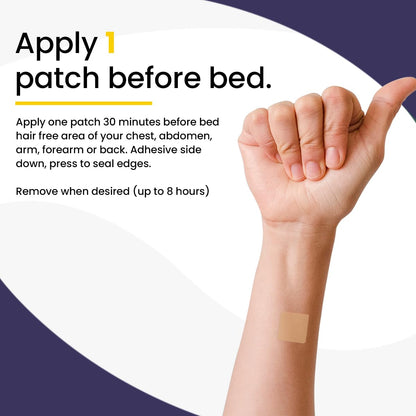 Veru Wellness Sleep Patch - All Natural Sleep Patch for Adults