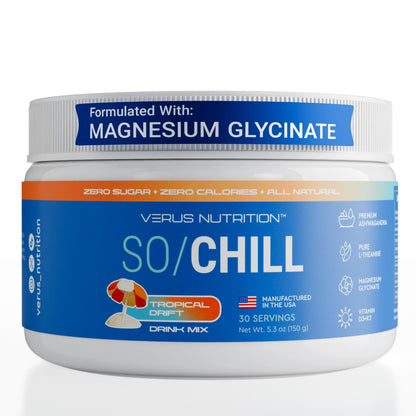 VERUS NUTRITION SoChill Powdered Drink Mix – Tropical Drift (No Sugar)