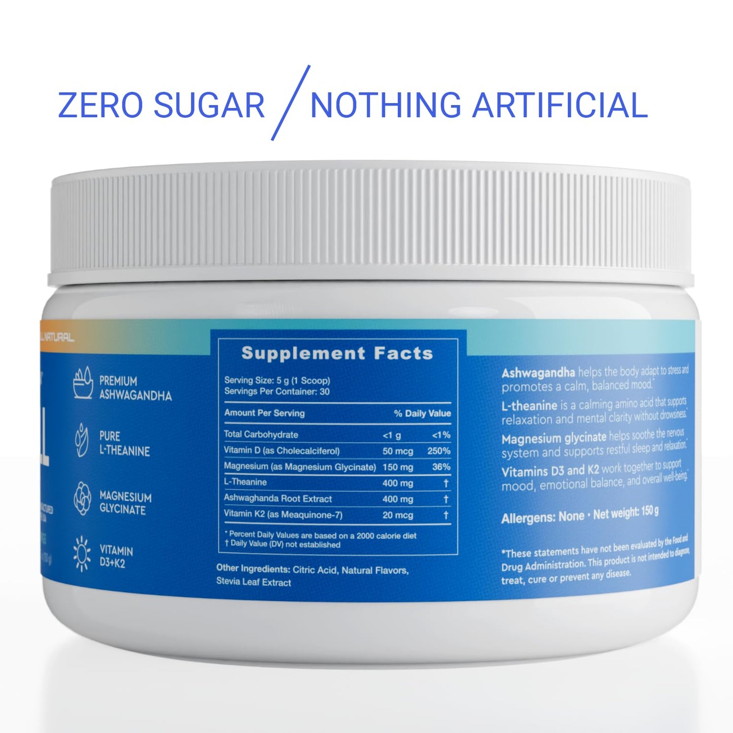 VERUS NUTRITION SoChill Powdered Drink Mix – Tropical Drift (No Sugar)