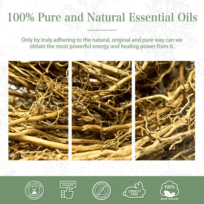 Vetiver Essential Oil 100ml | PHATOIL Pure Aromatherapy for Diffusers, Candles & DIY Projects