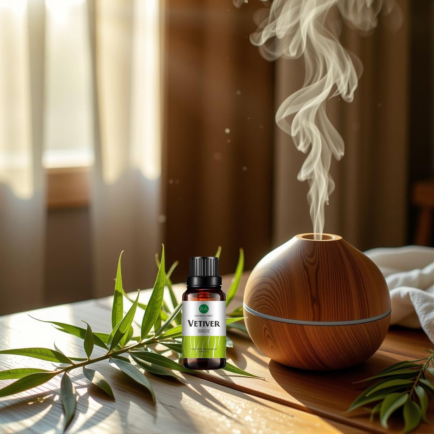 Vetiver Essential Oil 30ML - 100% Pure, Natural & Organic (Diffuser, Massage, Skin Care)