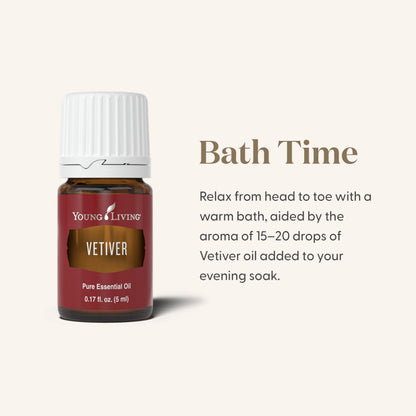 Vetiver Essential Oil 5ml by Young Living Essential Oils | Earthy, Grounding & Calming