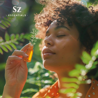 Sz Essentials Vetiver Essential Oil - 100% Pure & Undiluted (5 mL) | Therapeutic Grade