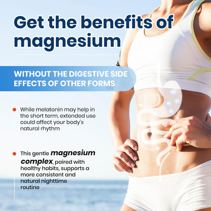 VEV DeepCalm 15 in 1 Magnesium Glycinate & Citrate Complex Capsules – Easy-to-Take Formula with Ashwagandha & L-Theanine – Magnesium Complex for Women – 120 Vegan Capsules