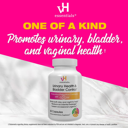 vH essentials Urinary Health & Bladder Control – Cranberry & Probiotics
