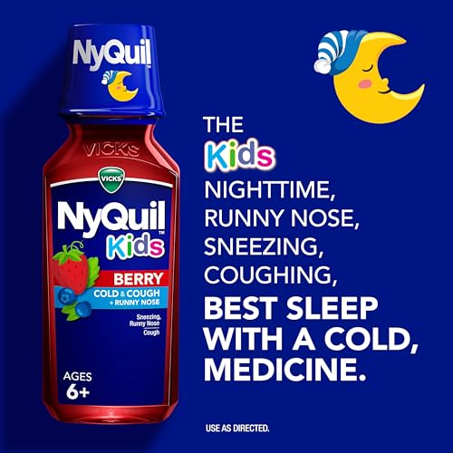 Vicks Kids DayQuil & NyQuil Berry Co-Pack – 6+ Multi-Symptom Relief