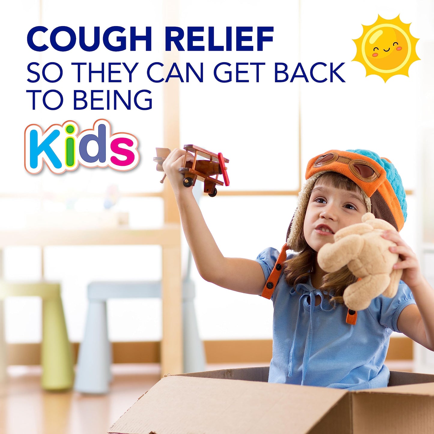 Vicks Kids DayQuil & NyQuil Berry Co-Pack – 6+ Multi-Symptom Relief