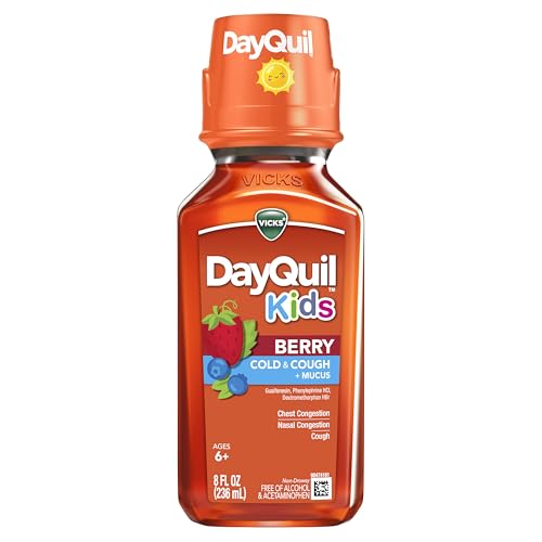 Vicks Kids DayQuil & NyQuil Berry Co-Pack – 6+ Multi-Symptom Relief