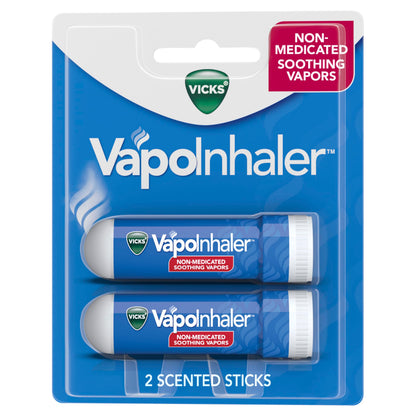 Vicks VapoInhaler – On-the-Go Non-Medicated Nasal Inhaler with Menthol Vapors