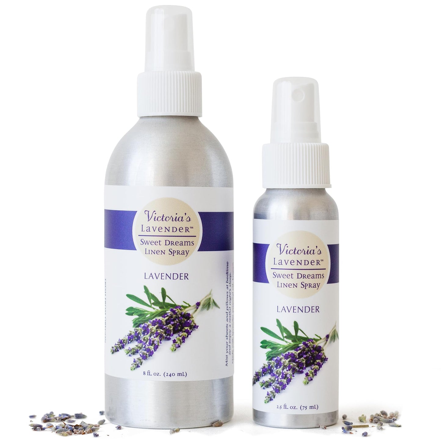 Victoria's Lavender Aromatherapy Pillow & Linen Mist – Made in USA (8 oz + 2 oz)