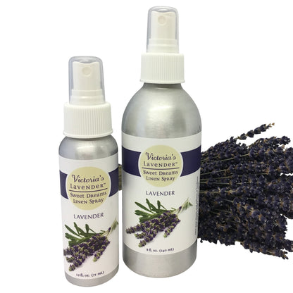 Victoria's Lavender Aromatherapy Pillow & Linen Mist – Made in USA (8 oz + 2 oz)