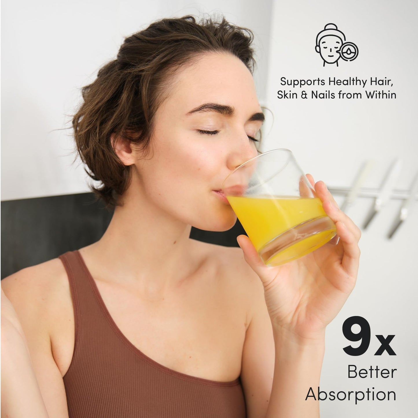 Vida Lifescience Aurora Ultra-Liposomal Biotin 10,000 mcg – Hair, Skin & Nails