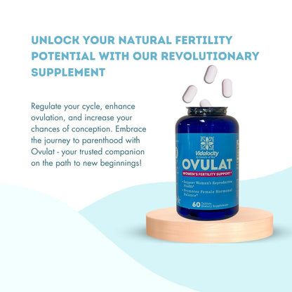Vidalocity Women’s Fertility Support – D-Chiro-Inositol, Myo-Inositol & Folate | 60 Veg Capsules