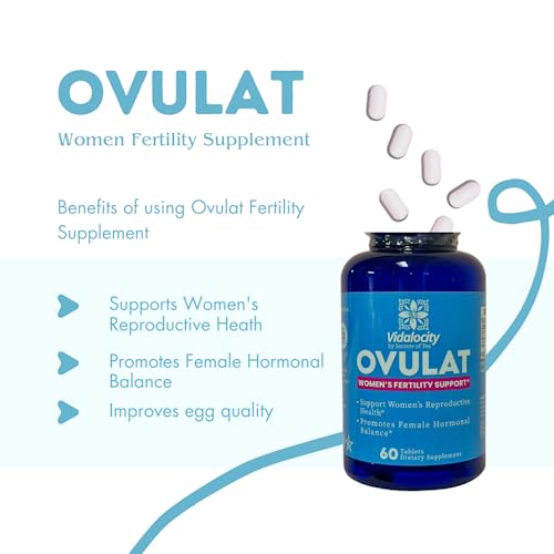 Vidalocity Women’s Fertility Support – D-Chiro-Inositol, Myo-Inositol & Folate | 60 Veg Capsules