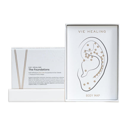 Vie Healing 24K Gold Ear Seeds – Acupressure & Wellness