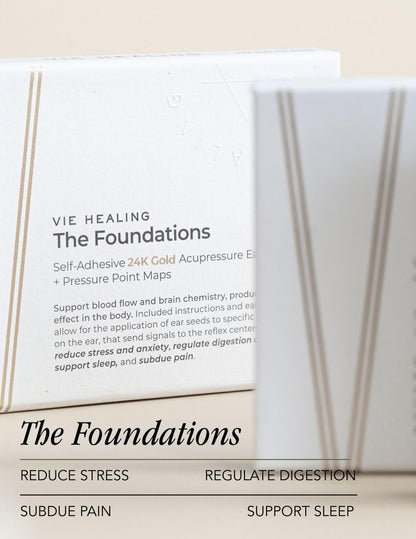 Vie Healing 24K Gold Ear Seeds – Acupressure & Wellness