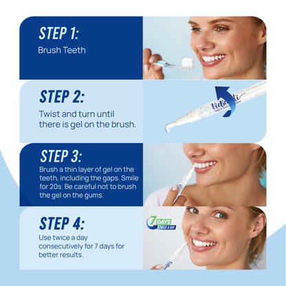 VieBeauti Teeth Whitening Pen (3 Pcs) – 30+ Uses, Safe & Painless, Travel-Friendly