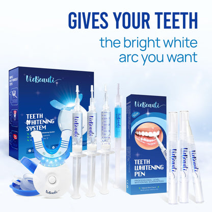VieBeauti Teeth Whitening Pen (3 Pcs) – 30+ Uses, Safe & Painless, Travel-Friendly