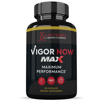 Justified Laboratories Vigor Now Max 1600MG Men's Health Formula 60 Capsules