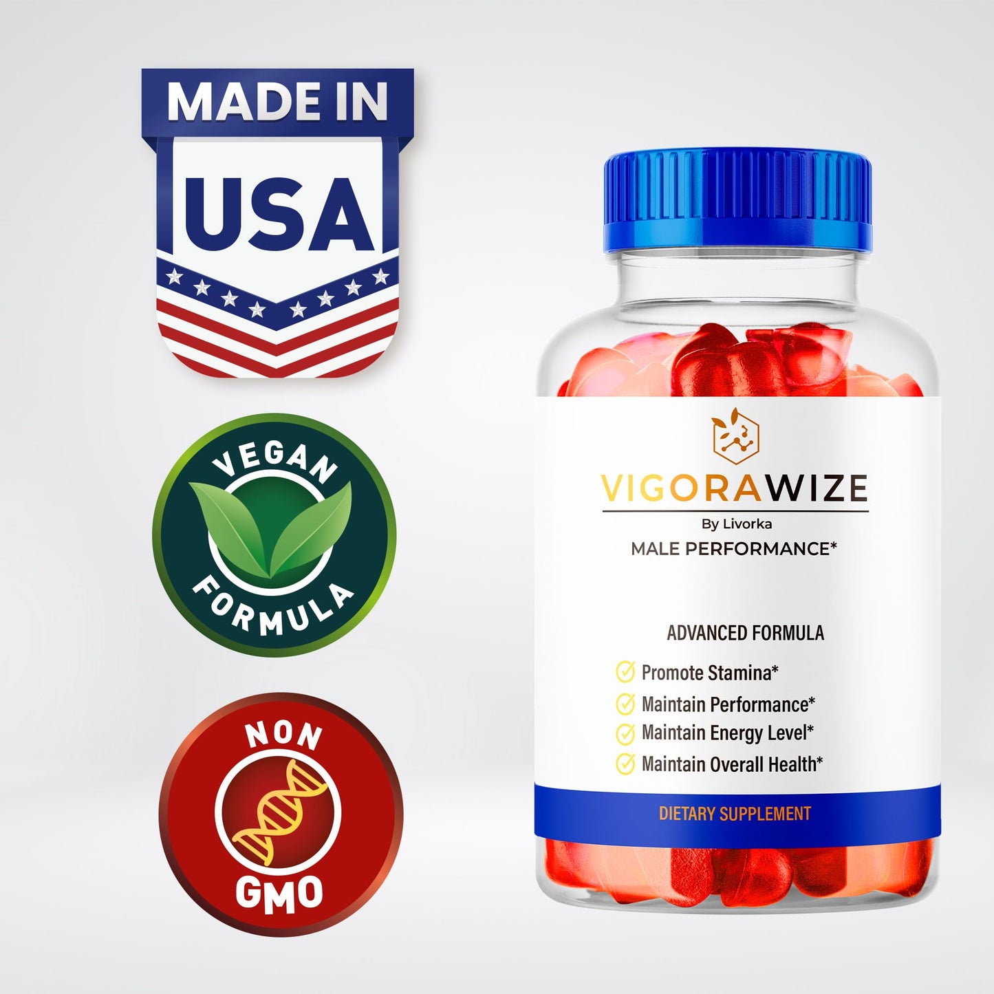 Vigorawize Gummies – Vigora Wize Advanced Formula & Vigorwise Gummies | 60 Gummies for 1 Month
