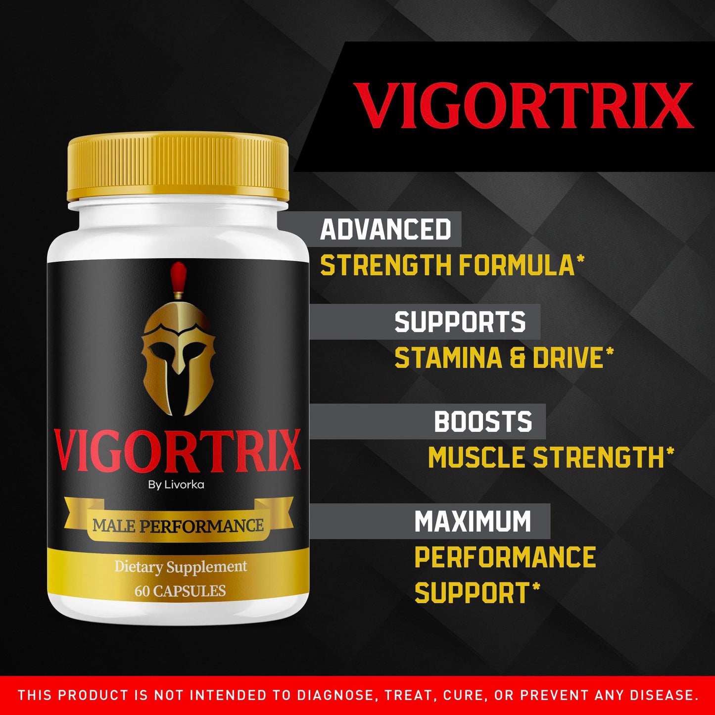 Vigortrix - Vigortrix Pills Advanced Formula Reviews, 60 Capsules for 1 Month