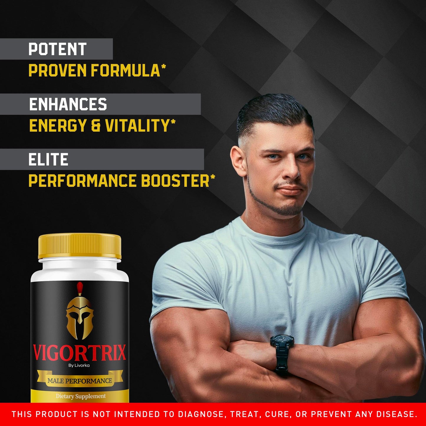 (2 Pack) Vigortrix Pills – Advanced Formula, 120 Capsules (2 Months)