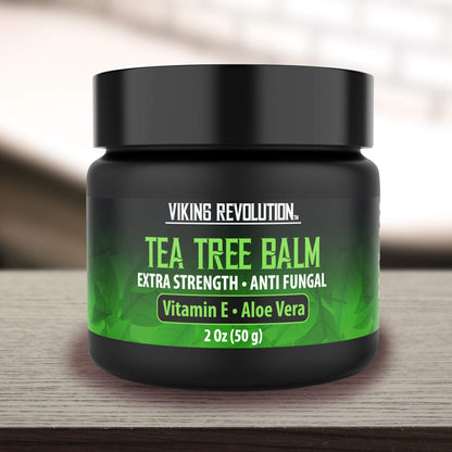 Viking Revolution Tea Tree Oil Cream – 2 oz, Pack of 1 | Eczema, Jock Itch, Ringworm, Nail Treatment