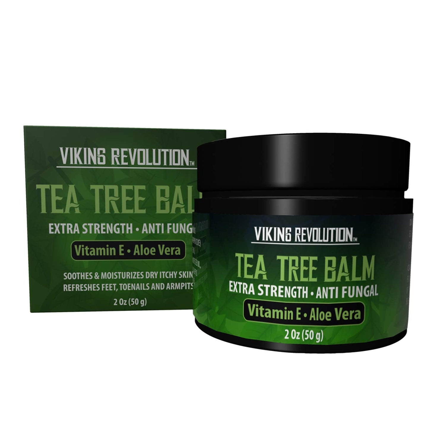 Viking Revolution Tea Tree Oil Cream – 2 oz, Pack of 1 | Eczema, Jock Itch, Ringworm, Nail Treatment