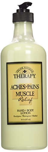Village Naturals Therapy Muscle Lotion – Shea Butter, Eucalyptus Mint (16 oz, 3-Pack)