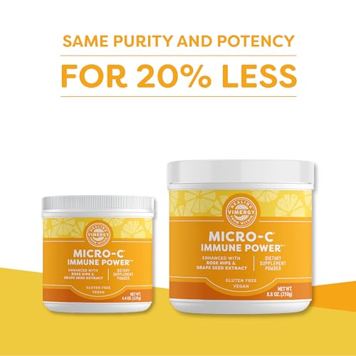 Vimergy Micro-C Immune Power Powder – 250g, 69 Servings, 2000mg Vitamin C