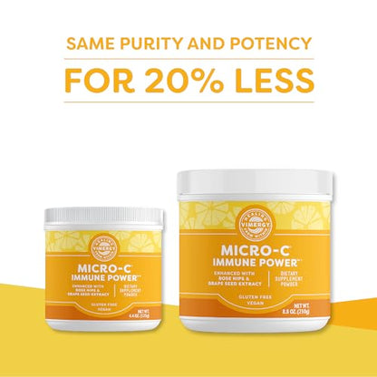 Vimergy Micro-C Immune Power Powder – 250g, 69 Servings, 2000mg Vitamin C