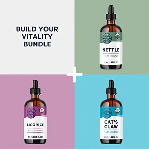 Vimergy Lemon Balm Tincture – USDA Organic, Alcohol-Free, 115 mL | Tea-Ready BritishVita | Premium UK Vitamins & Wellness Supplements