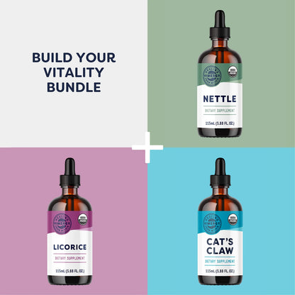 Vimergy Lemon Balm Tincture – USDA Organic, Alcohol-Free, 115 mL | Tea-Ready BritishVita | Premium UK Vitamins & Wellness Supplements