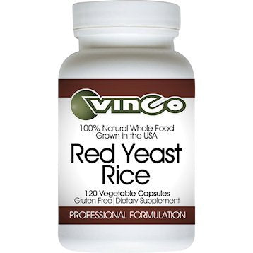 Vinco - Red Yeast Rice (Rx) 600 mg 120 vcaps [Health and Beauty] BritishVita | Premium UK Vitamins & Wellness Supplements