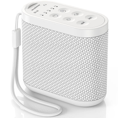 Vindsbay Portable Travel Sound Machine – 21 Sounds, 2000mAh Battery, Headphone Jack