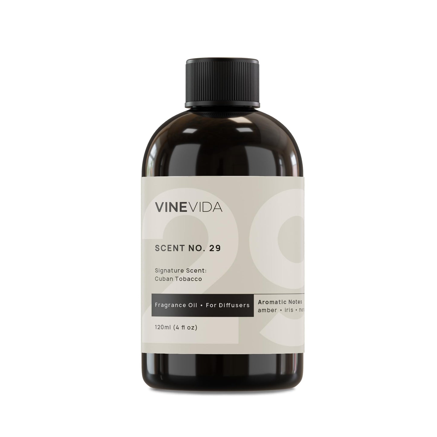 VINEVIDA Cuban Tobacco Fragrance Oil - 4 Oz for Cold Air Diffusers, Diffuser Oil Refill & Room Spray