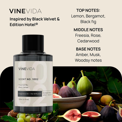 VINEVIDA 4-pk Hotel Fragrance Collection – Cold Air Diffuser Scents 1002, 1019, 1012 & 1010