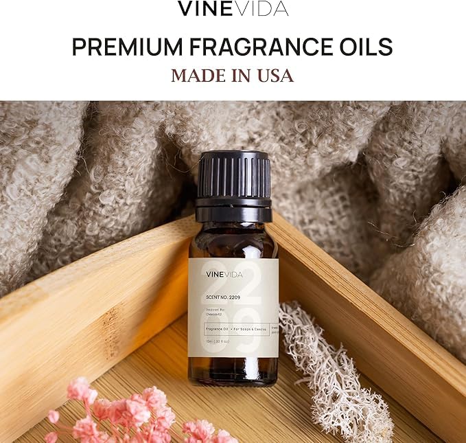 VINEVIDA 8 Christmas Scents for Candle Making – Made in USA Fragrance Oils