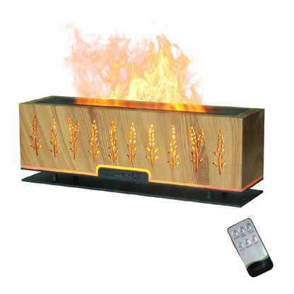 VINGVO Upgraded 7-Color Flame Diffuser | 200ml Humidifier for Home, Bedroom & Office