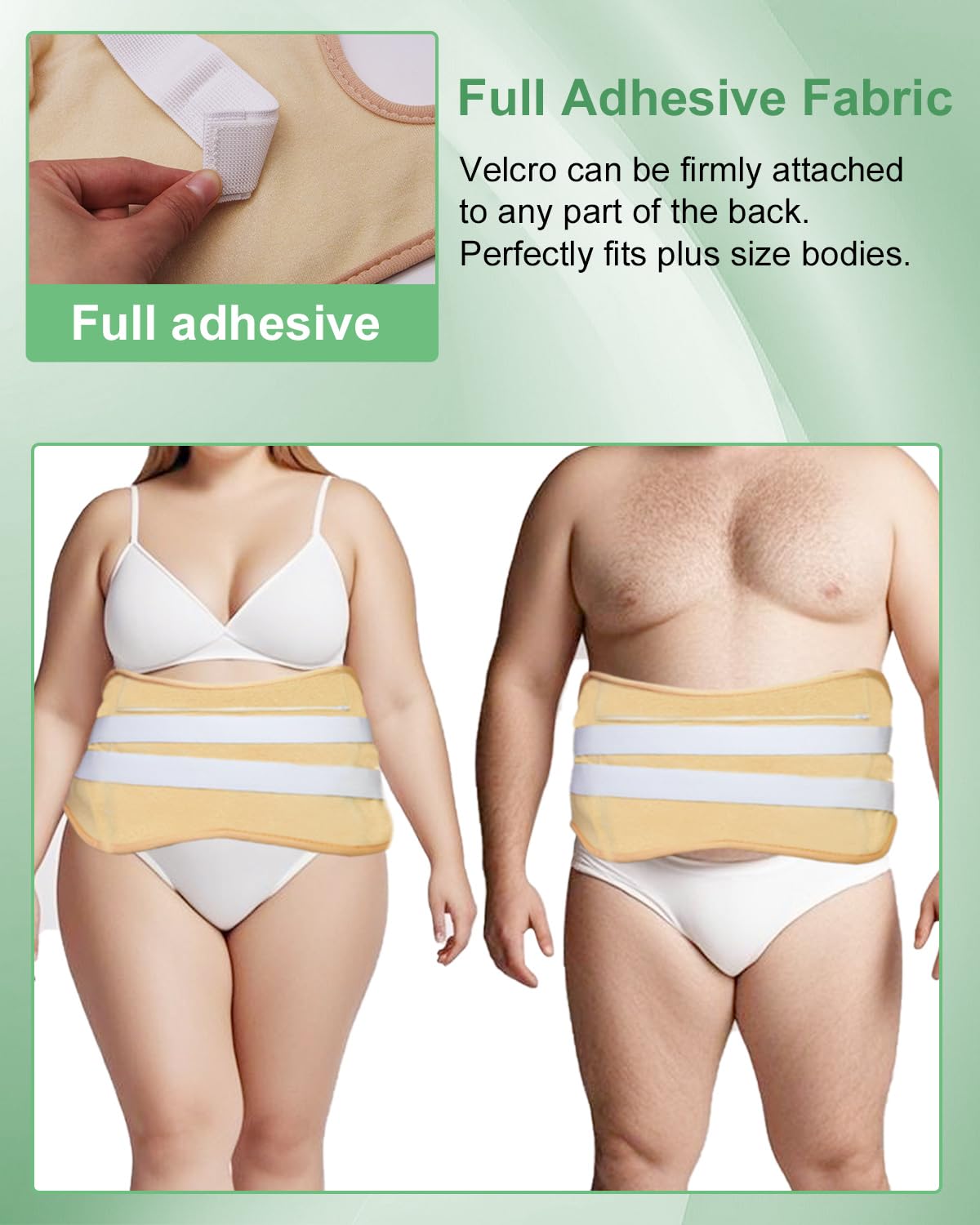 Viowey Castor Oil Pack Wrap Kit - 11 Pieces for Stomach, Feet, Knees, Neck, Eyes (Plus Size)