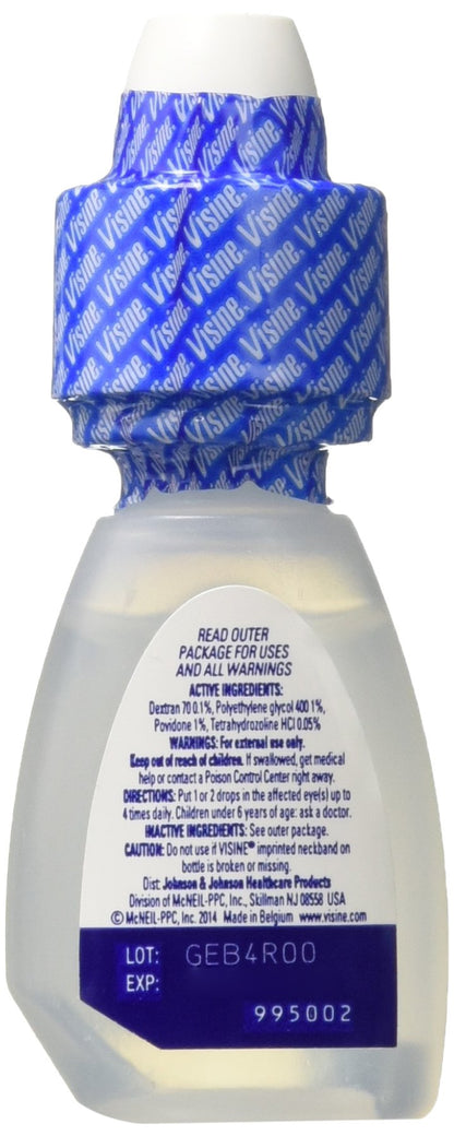 Visine Advanced Relief Eye Drops, 0.28 fl oz – Redness & Dry Eye