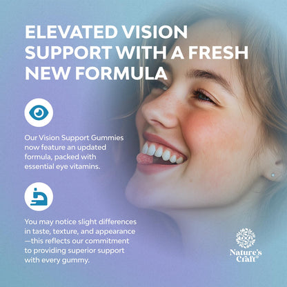Zeaxanthin + Lutein Gummies for Adults – Vision Support & Blue Light Protection