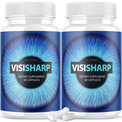 (2 Pack) Visisharp Advanced Eye Health Formula – Eye Health Supplement (120 Capsules)