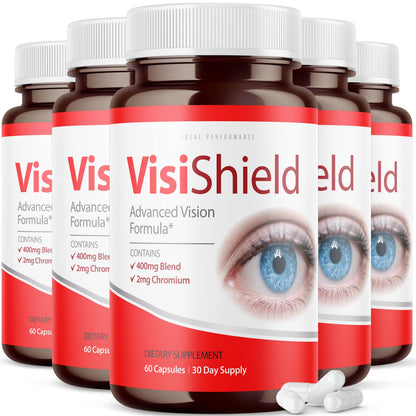 Visishield Advanced Vision Formula - Eye Support (5 Pack, 300 Capsules)