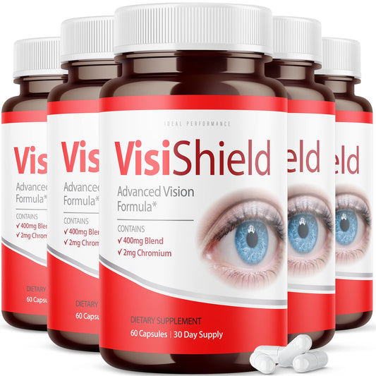 Visishield Advanced Vision Formula - Eye Support (5 Pack, 300 Capsules) BritishVita | Premium UK Vitamins & Wellness Supplements
