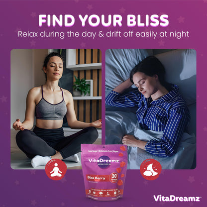 VitaDreamz Sleep Gummies | Ashwagandha & Tart Cherry Sleep Aids